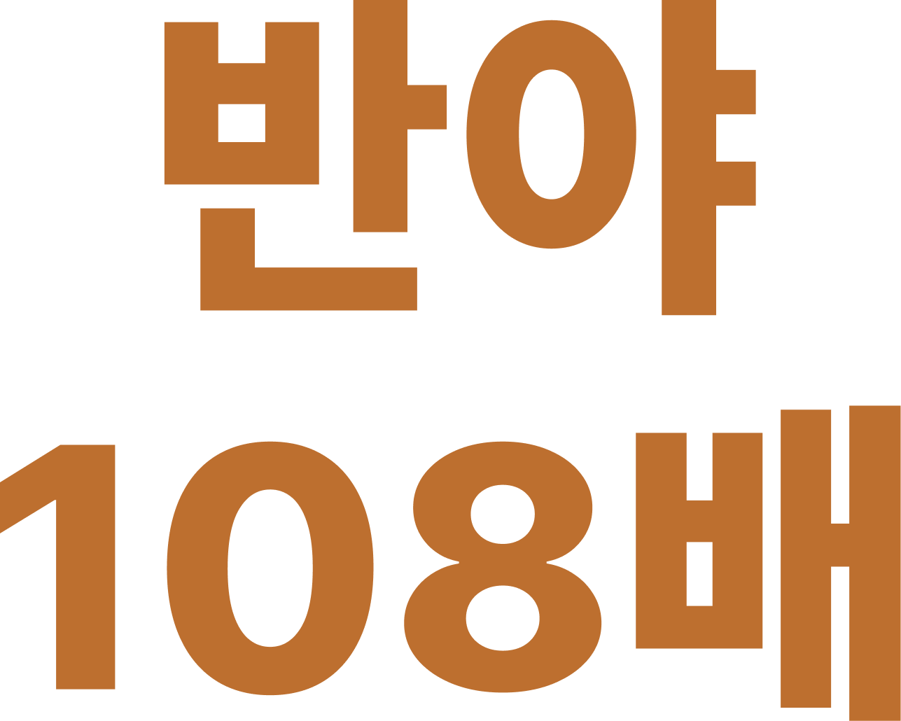 반야108배